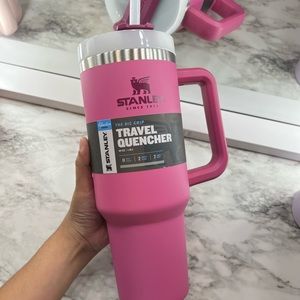 Stanley Neon Pink 40 oz Quencher Tumbler